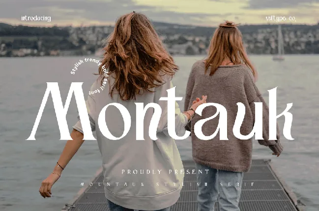 montauk font