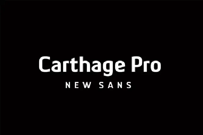 Carthage Pro font