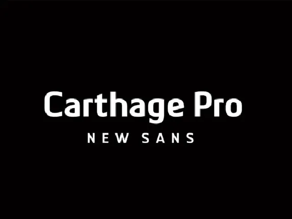 Carthage Pro font