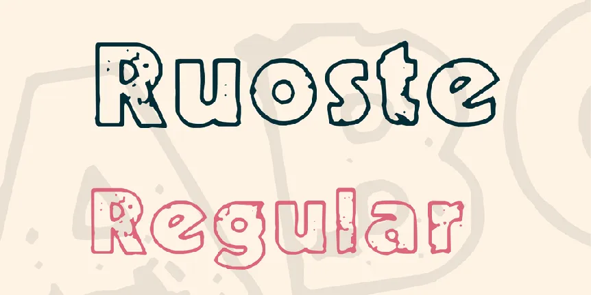 Ruoste font