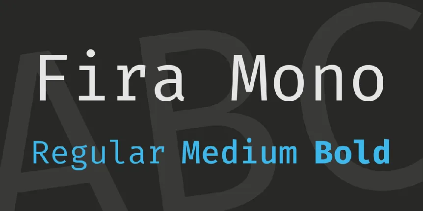 Fira Mono font