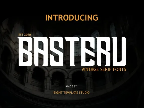 Basteru Vintage Serif font