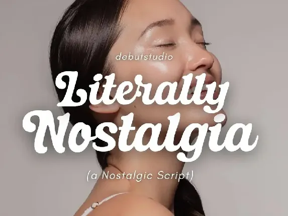 Literally Nostalgia Script font