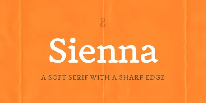 Sienna font