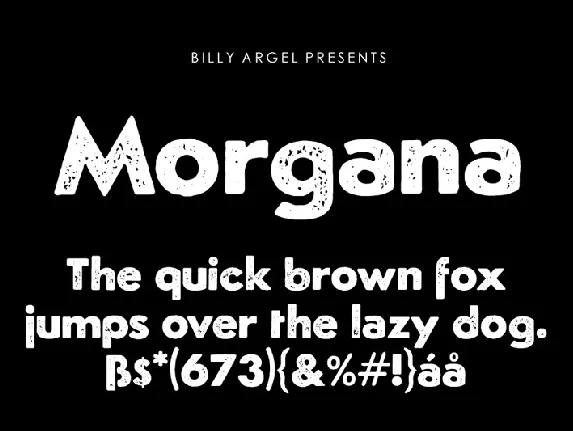 Morgana font