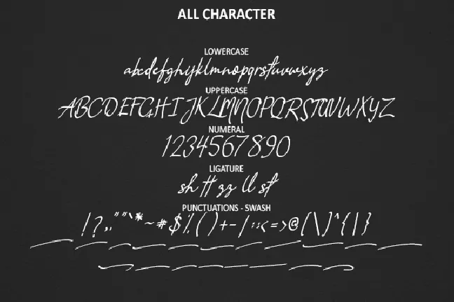 Vanilla Script font