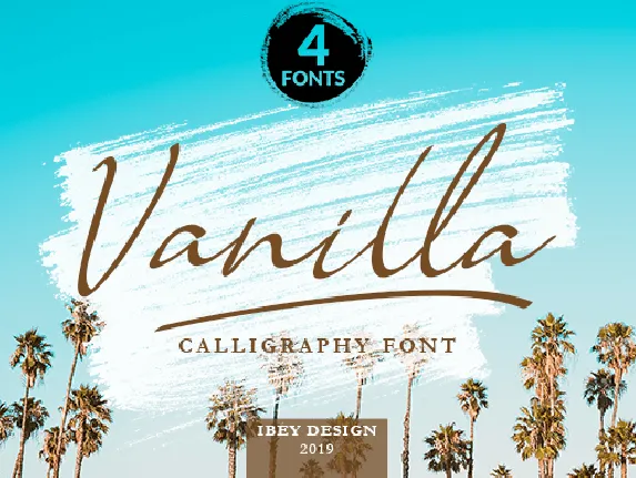 Vanilla Script font