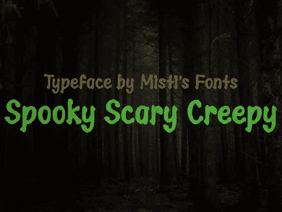 Spooky Scary Creepy font