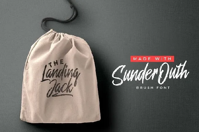 Sunder Outh Brush font