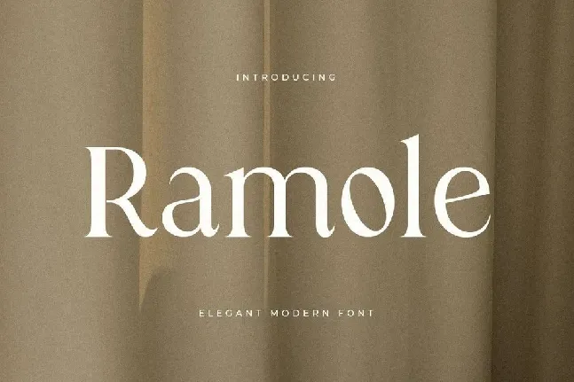 Ramole font