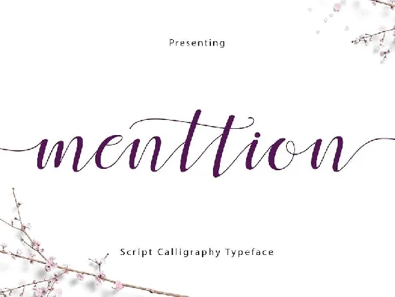 Menttion font