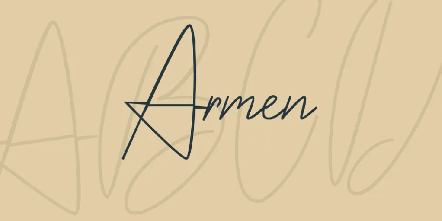 Armen font