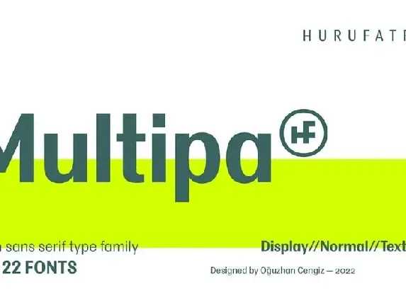 Multipa font