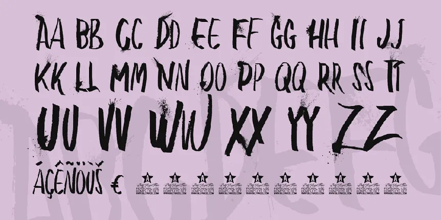 BLOW ME PERSONAL USE font