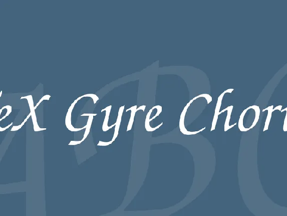 TeX Gyre Chorus font