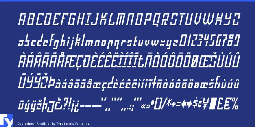 Operational Amplifier font