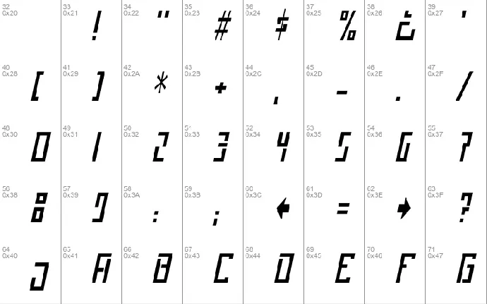 Operational Amplifier font