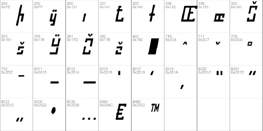 Operational Amplifier font