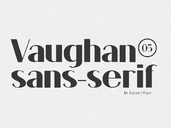 Vaughan font