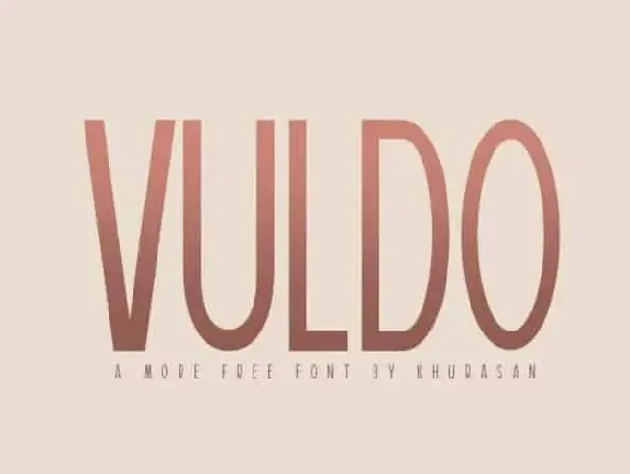 Vuldo Sans Serif font