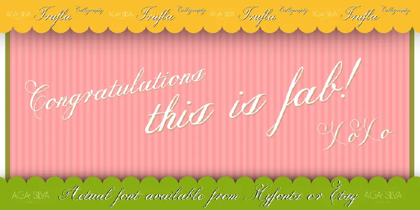 Trufla Words font