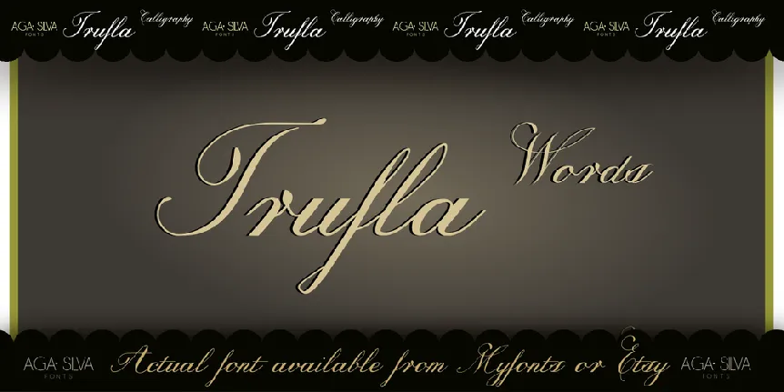 Trufla Words font