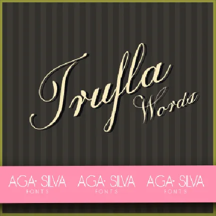 Trufla Words font