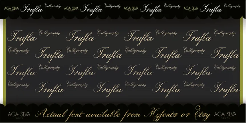 Trufla Words font