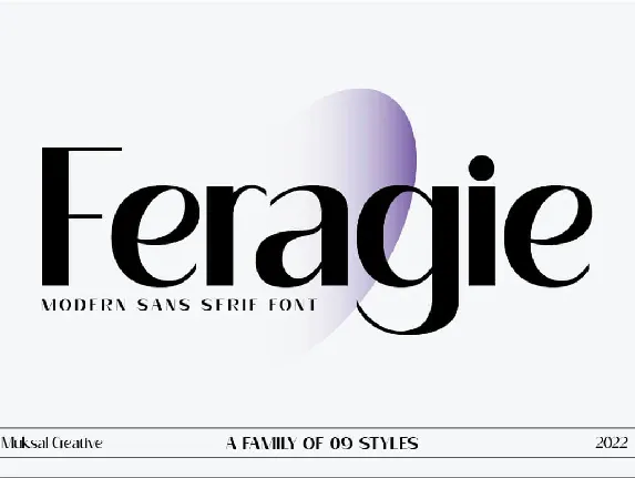 Feragie font