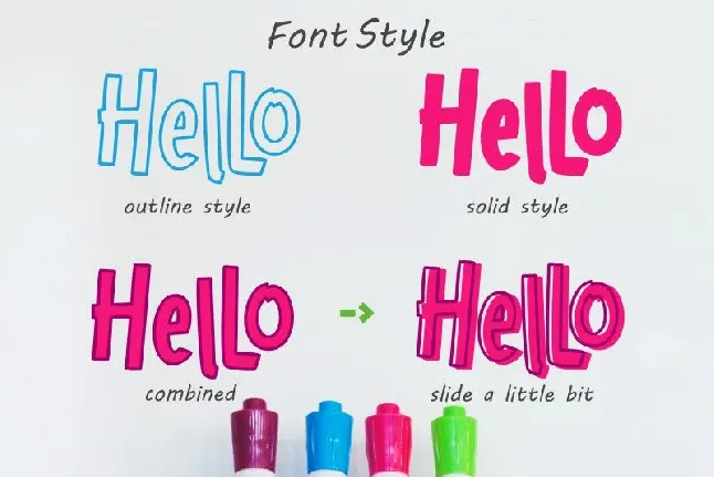 Hello Freeday font