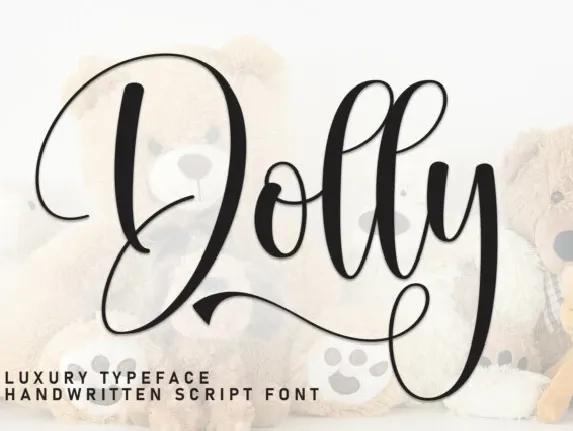 Dolly Script font