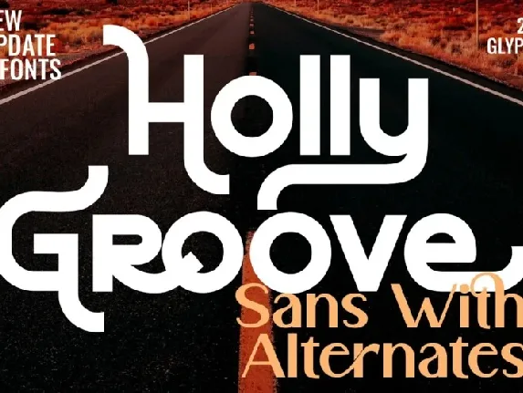 Holly Groove font