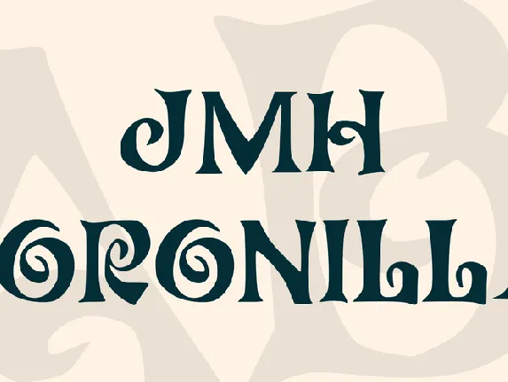 JMH Coronilla font