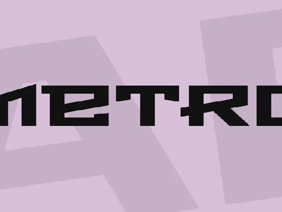 Metro font