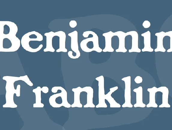 Benjamin Franklin font