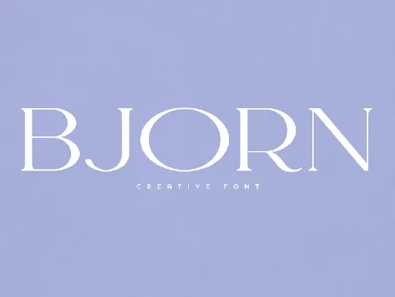 Bjorn font