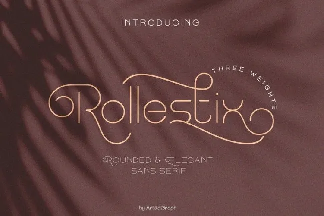 Rollestix Sans Serif font