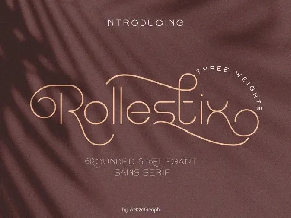 Rollestix Sans Serif font