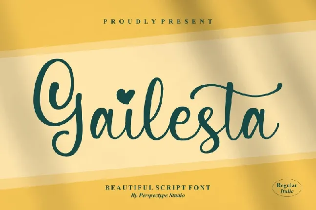 Gailesta font