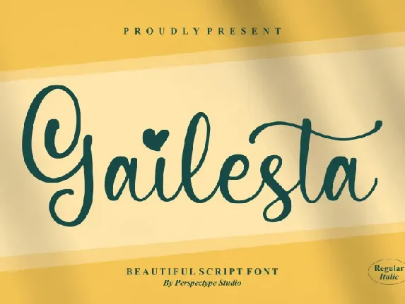 Gailesta font