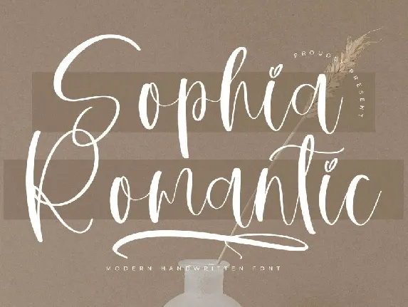 Sophia Romantic DEMO VERSION font