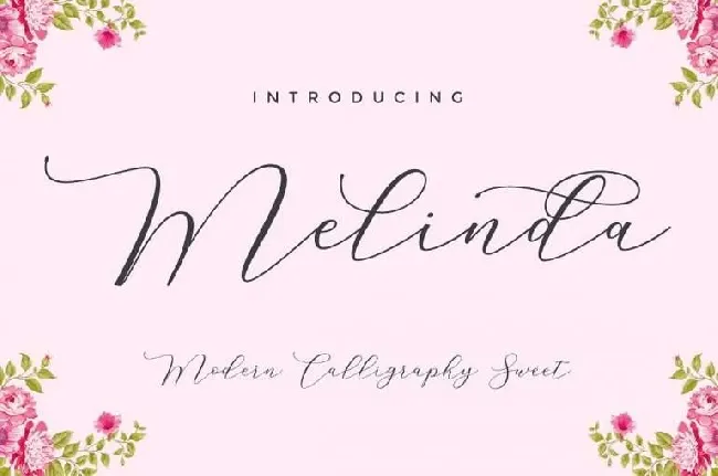 Melinda Script Free font