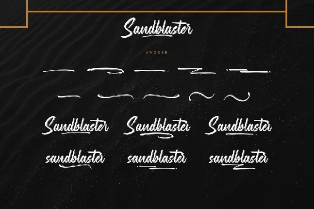 Sandblaster Demo font