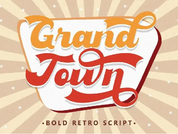 Grandtown font