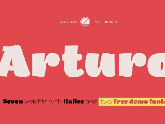 Arturo Trial font