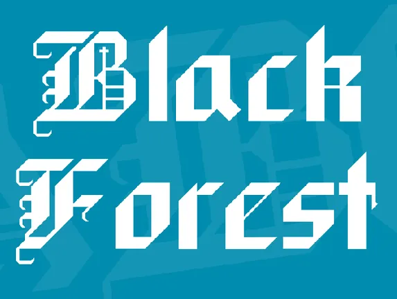 Black Forest font