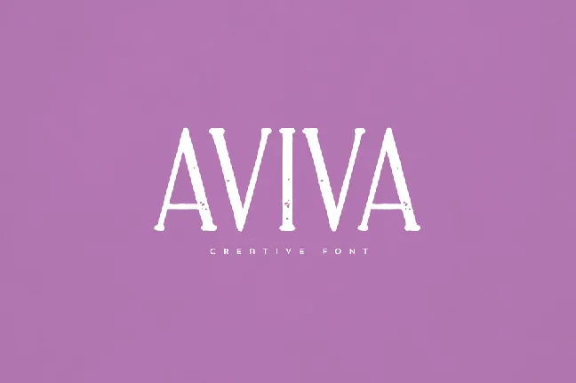 Aviva font