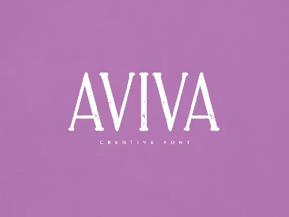 Aviva font