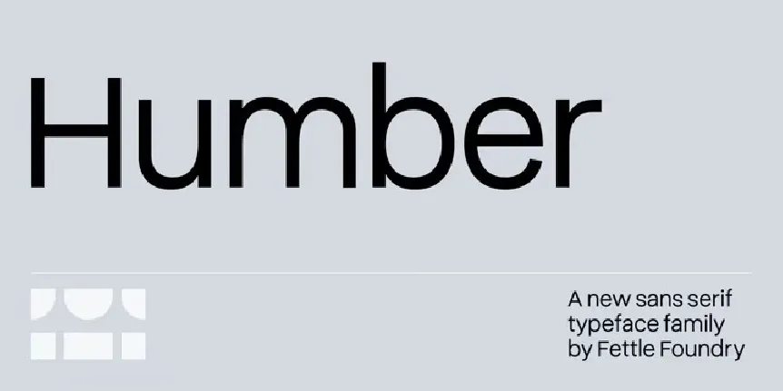 Humber Family font