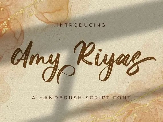 Amy Riyas font